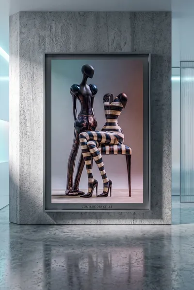 Raumansicht: Couture der Stille