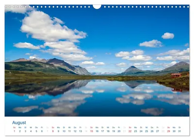 Tangle Lakes in Alaska – Augustmotiv im Alaska-Kalender