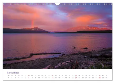 Sonnenuntergang im Katmai-Nationalpark – Novembermotiv