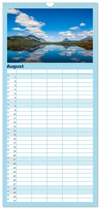 Tangle Lakes – Augustmotiv im Alaska-Familienplaner