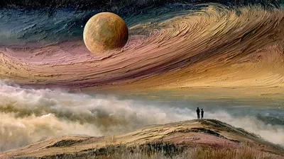 Wandbild Motiv: Horizont der Ewigkeit