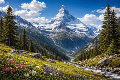 Wandbild Motiv: Matterhorn