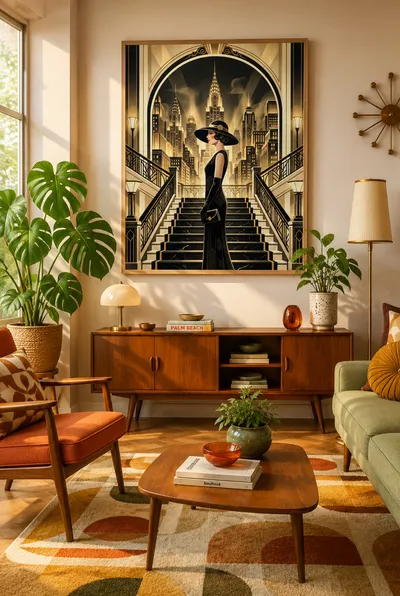 Raumansicht: Metropolis Eleganz Goldenes Zeitalter