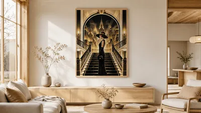 Raumansicht: Metropolis Eleganz Goldenes Zeitalter