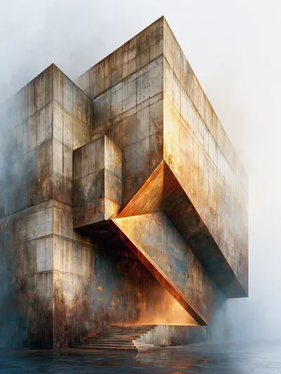 Wandbild Motiv: Monument der Dämmerung