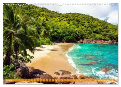 Anse Major auf Mahé – Januarmotiv im Seychellen-Kalender
