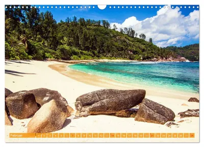 Anse Government auf Mahé – Februarmotiv im Seychellen-Kalender