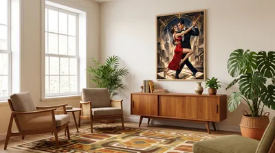 Raumansicht: Tango in New York Art déco der Goldenen Zwanziger
