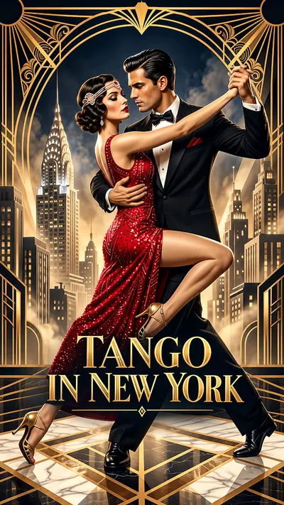 Wandbild Motiv: Tango in New York wenn Vertrauen den Takt vorgibt