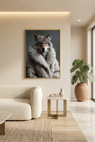 Raumansicht: Wolf im Schafspelz