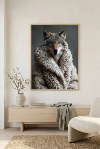 Raumansicht: Wolf im Schafspelz
